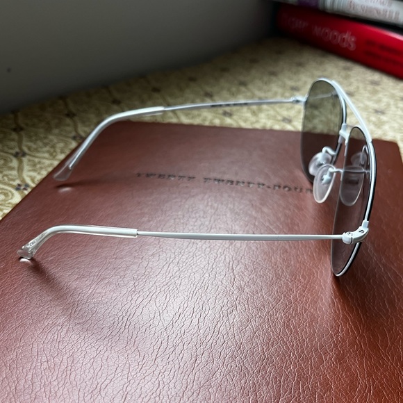 Balenciaga Logo Printed Lens Aviator Sunglasses - Picture 5 of 8